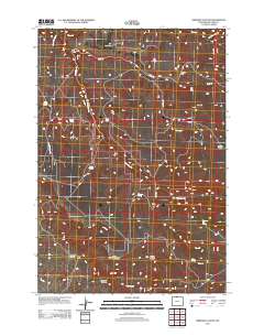 Simmons Canyon 2012 topographic map thumbnail