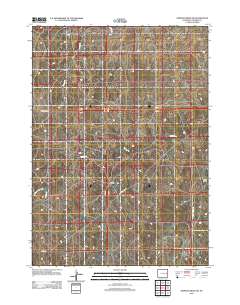 Simpson Draw NW 2012 topographic map thumbnail