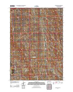 Worland SE 2012 topographic map thumbnail