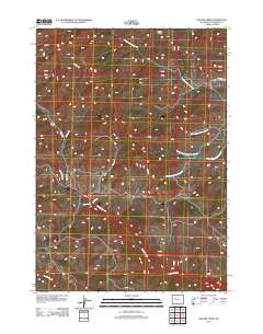 Willow Creek 2012 topographic map thumbnail