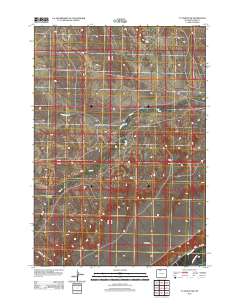 Y U Bench NW 2012 topographic map thumbnail