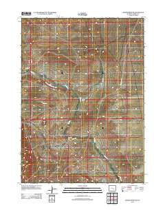 Walker Draw NW 2012 topographic map thumbnail