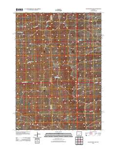 Gillam Draw East 2012 topographic map thumbnail