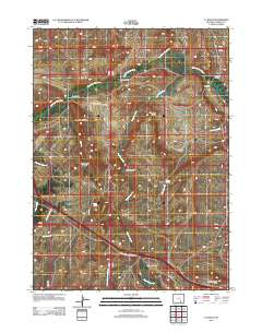 T L Ranch 2012 topographic map thumbnail