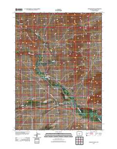 Graham Ranch 2012 topographic map thumbnail