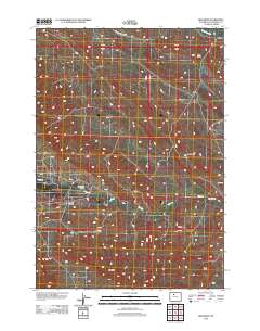 Red Ridge 2012 topographic map thumbnail