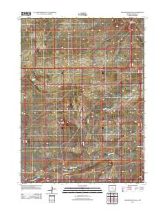 Greasewood Knoll 2012 topographic map thumbnail