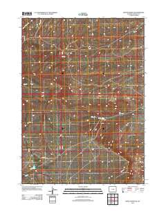 Benton Basin NE 2012 topographic map thumbnail