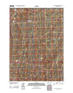 Rongis Reservoir SE 2012 topographic map thumbnail