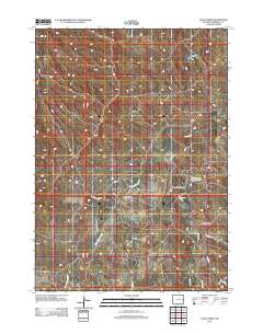 Lance Creek 2012 topographic map thumbnail