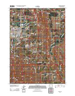 Lander 2012 topographic map thumbnail