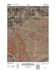 Lander NW 2012 topographic map thumbnail