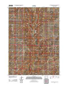 Monument Butte NE 2012 topographic map thumbnail