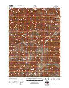 Moonshine Peak 2012 topographic map thumbnail