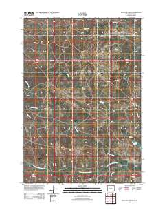 Moulton Creek 2012 topographic map thumbnail
