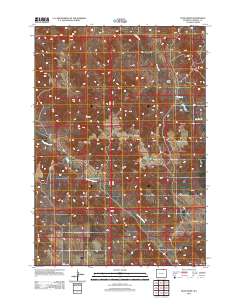 Kline Draw 2012 topographic map thumbnail
