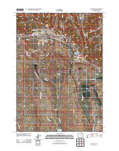 Newcastle 2012 topographic map thumbnail