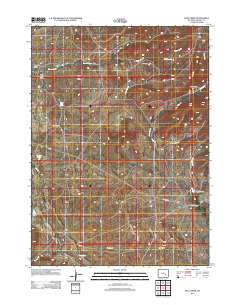 Pass Creek 2012 topographic map thumbnail