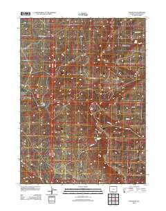 Pine Butte 2012 topographic map thumbnail
