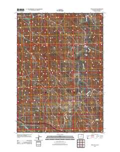 Pine Gulch 2012 topographic map thumbnail