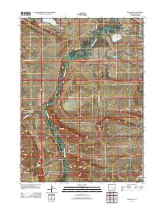 Pine Ridge 2012 topographic map thumbnail