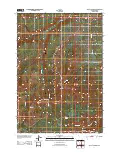 Mount Washburn 2012 topographic map thumbnail