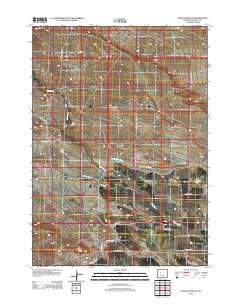 Pavillion Butte 2012 topographic map thumbnail