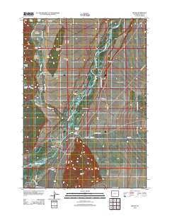 Moose 2012 topographic map thumbnail