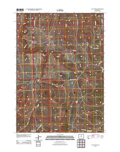 Lost Creek 2012 topographic map thumbnail