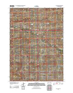 Ocla Draw 2012 topographic map thumbnail