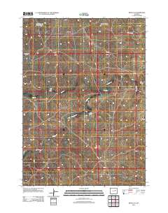 Ross Flat 2012 topographic map thumbnail