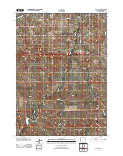 Flat Top 2012 topographic map thumbnail