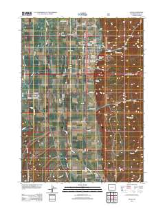Afton 2012 topographic map thumbnail