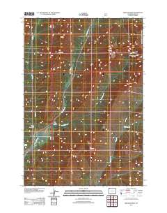 Abiathar Peak 2012 topographic map thumbnail