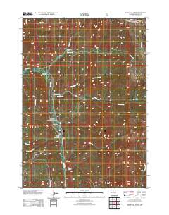 Blind Bull Creek 2012 topographic map thumbnail