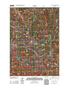Bald Mountain 2012 topographic map thumbnail