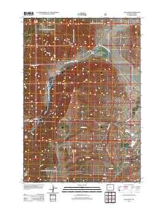 Bald Peak 2012 topographic map thumbnail