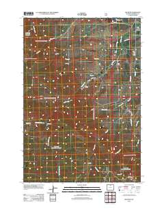 Beckton 2012 topographic map thumbnail