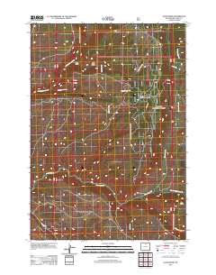 Allen Draw 2012 topographic map thumbnail