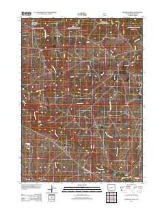 Anderson Ridge 2012 topographic map thumbnail