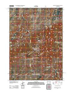 Banner Mountain 2012 topographic map thumbnail