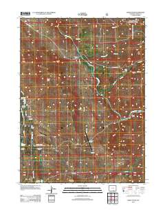 Barcus Peak 2012 topographic map thumbnail