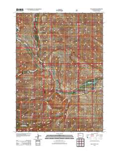 Blue Holes 2012 topographic map thumbnail