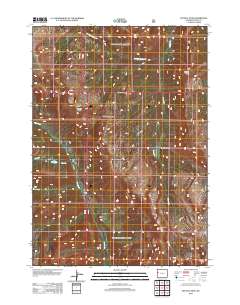 Crystal Peak 2012 topographic map thumbnail