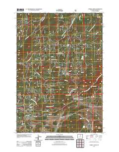 Caribou Creek 2012 topographic map thumbnail