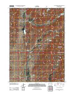 Cottonwood Creek 2012 topographic map thumbnail