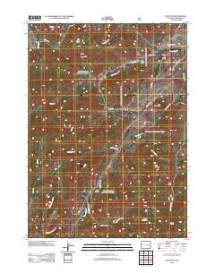 Buck Peak 2012 topographic map thumbnail