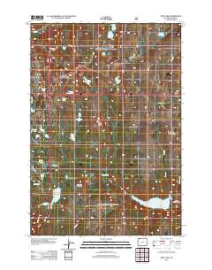 Deep Lake 2012 topographic map thumbnail