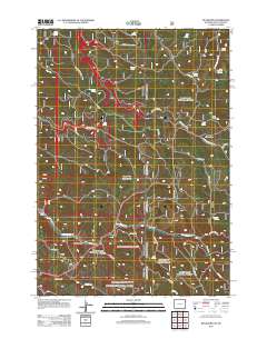 Buckhorn 2012 topographic map thumbnail