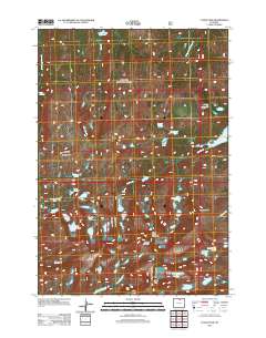 Cloud Peak 2012 topographic map thumbnail
